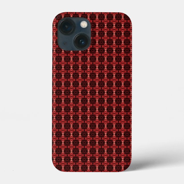 Abstract red and black pattern Case-Mate iPhone case (Back)