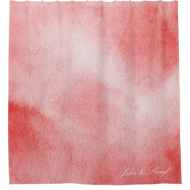 Abstract Red and White Watercolor Texture  (Front)