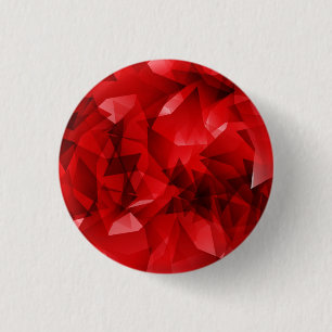 Abstract Red Background 1 Inch Round Button