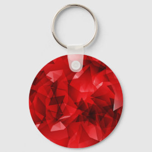 Abstract Red Background-51083 Keychain
