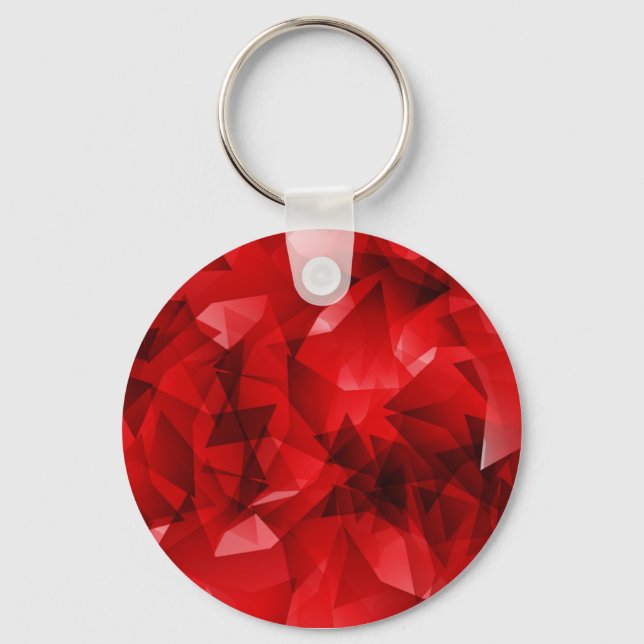 Abstract Red Background-51083 Keychain (Front)