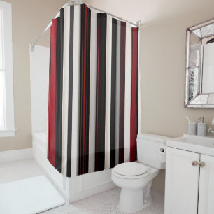 Abstract Red Black Lines Trendy Collection