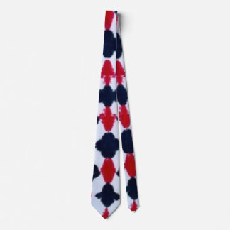 Abstract Red Black Modern Men's Tie