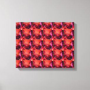 Abstract Red Canvas Print
