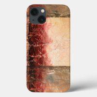 Abstract Red Landscape