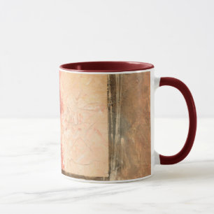 Abstract Red Landscape Mug
