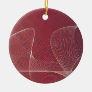 abstract red ornament