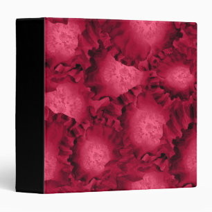 Abstract red roses poppy flowers floral romantic V Binder
