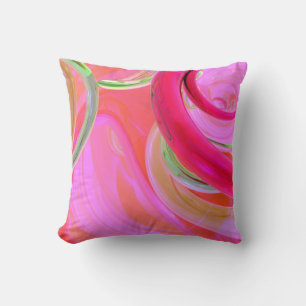 Abstract Reflection Design Throw Pillow