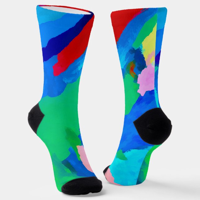 Abstract Reflection  Socks (Angled)