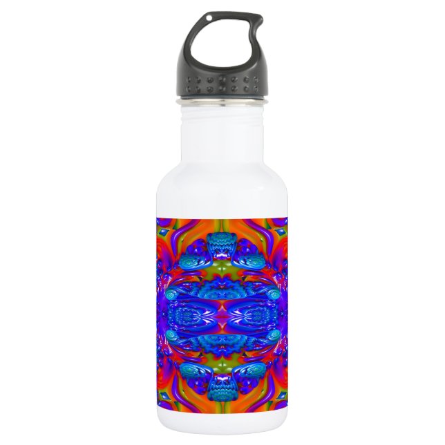 Abstract Reflections 532 Ml Water Bottle (Front)
