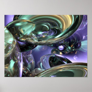 Abstract Reflections Poster