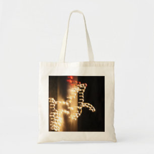 Abstract Reindeer Budget Tote Bag