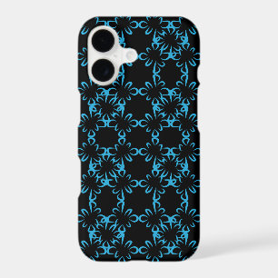 Abstract Repeat Pattern Geometric Eclipse Line Art