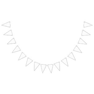 Abstract repeating pattern of small, scattered, da bunting flags
