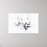 Abstract Restaurant Scene -