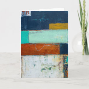 Abstract Retangles Card