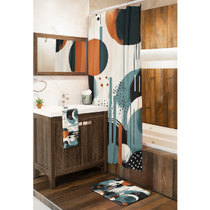 Abstract Retro Art, customizable Bath Towel Set