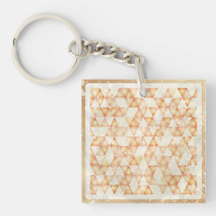 Abstract retro background keychain