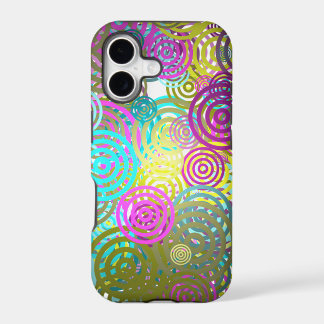 Abstract Retro circle pattern