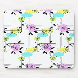 Abstract retro mouse pad