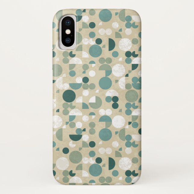 Abstract retro pattern Case-Mate iPhone case (Back)