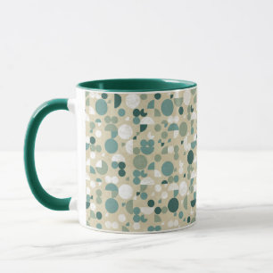 Abstract retro pattern mug