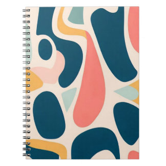 Abstract Retro Pattern Notebook