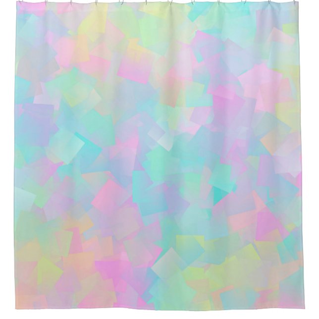 Abstract retro pattern of geometric shapes in pink (Front)
