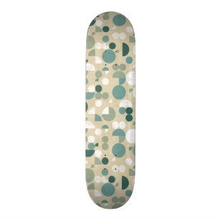 Abstract retro pattern skateboard