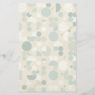 Abstract retro pattern stationery