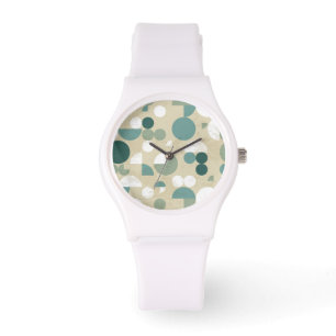 Abstract retro pattern watch