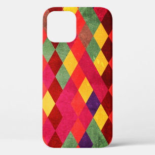 Abstract retro vintage seamless pattern iPhone 12 case