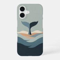 Abstract Retro Whale Tail