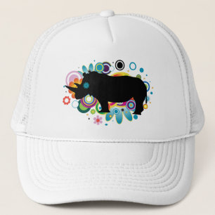Abstract Rhino Trucker Hat