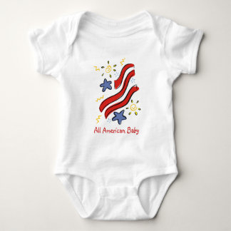 Abstract Ribbon, Star Customizable Baby Tees