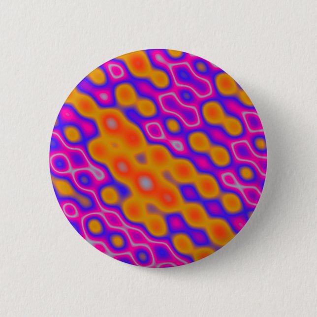 Abstract Ripples 2 Inch Round Button (Front)