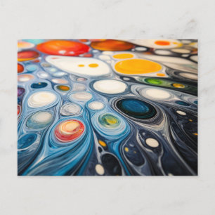 Abstract Ripples Postcard