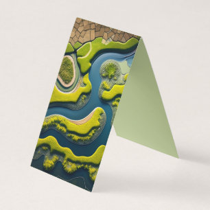 Abstract River Estuary