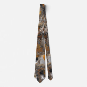 Abstract Rock Formation Pattern Tie