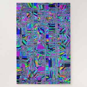 Abstract Rock Pile Pattern Colorful Jigsaw Puzzle