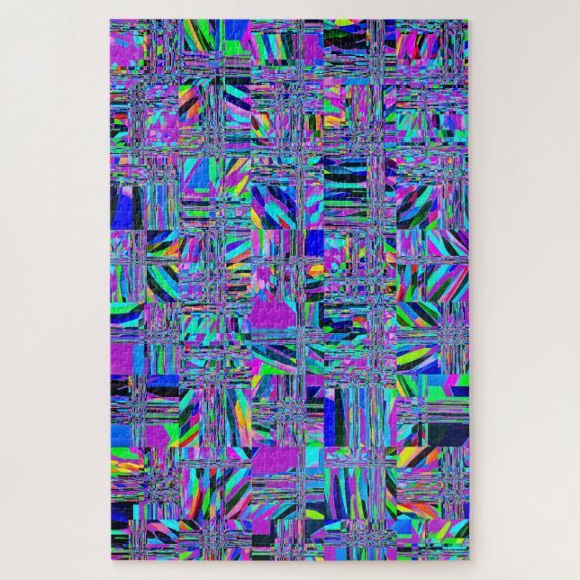 Abstract Rock Pile Pattern Colourful Jigsaw Puzzle (Vertical)