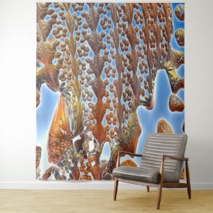Abstract Rock Pool Tapestry