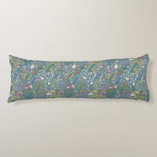 Abstract romantic pattern with cartoon body pillow