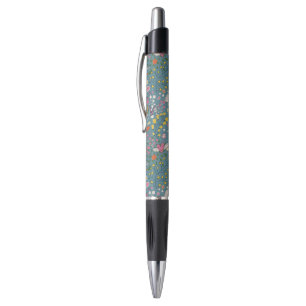 Abstract romantic pattern with cartoon pen