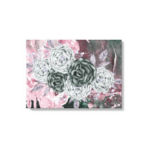 Abstract Romantic Vintage Floral Wall Art