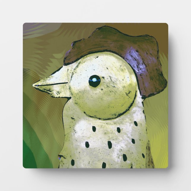 Abstract Rooster 1 Plaque (Front)