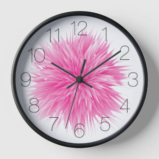 Abstract Rose Clock
