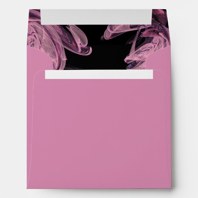 Abstract Rose Customized Envelope (Back (Bottom))