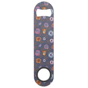Abstract rose field pattern bar key
